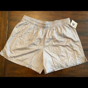 Limited Edition Silver Champion Nylon Shorts